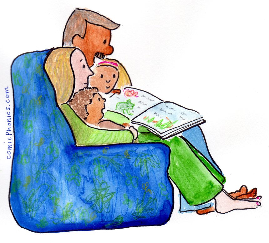 clipart family reading together - photo #30